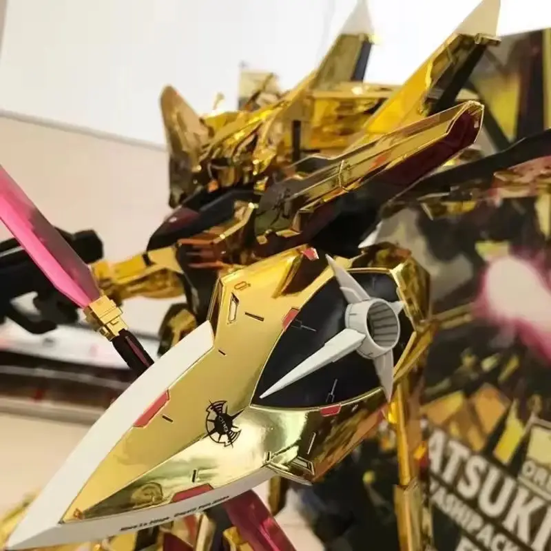 Akatsuki Tv 1/100 Orb-01 Electroplate Mech Assembly Model Kit Action Doll Desktop Decoration Children'S Puzzle Toys Gift