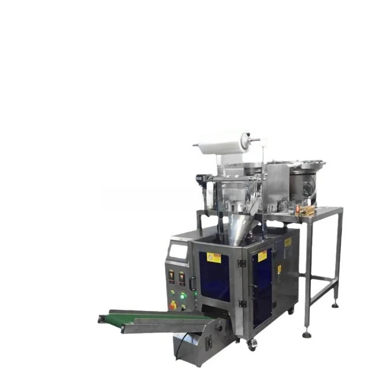 Automatic vertical multi-count screw furniture fastener packaging machine