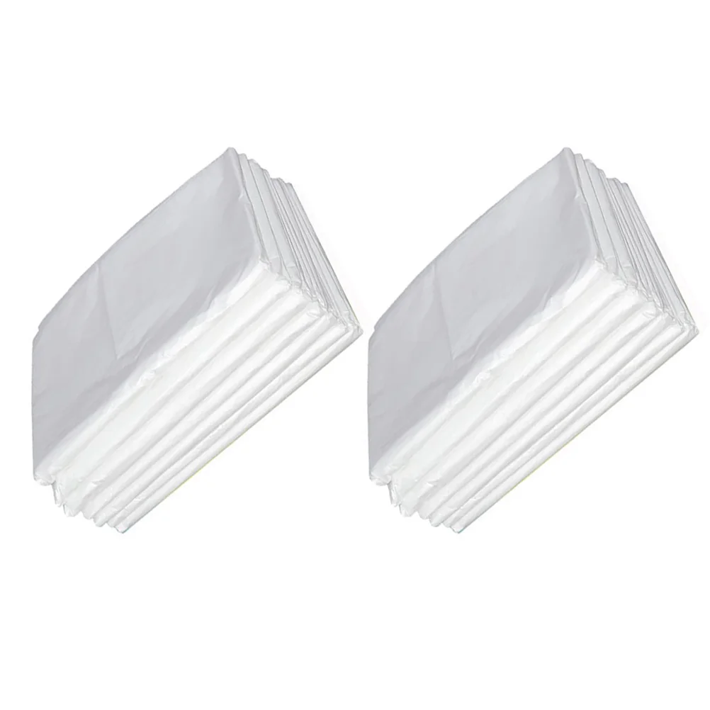

100pcs Rabbit Cage Lining Guinea Pig Liner Large Transparent Disposable Hutch Film Pad 95x70cm Small Pet Supplies Cage Toilet