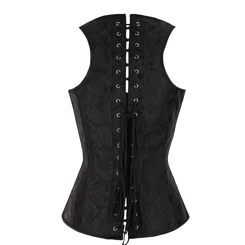 Espartilho branco colete underbust bustiers top com alças feminino gótico cintura cincher sexy bascos