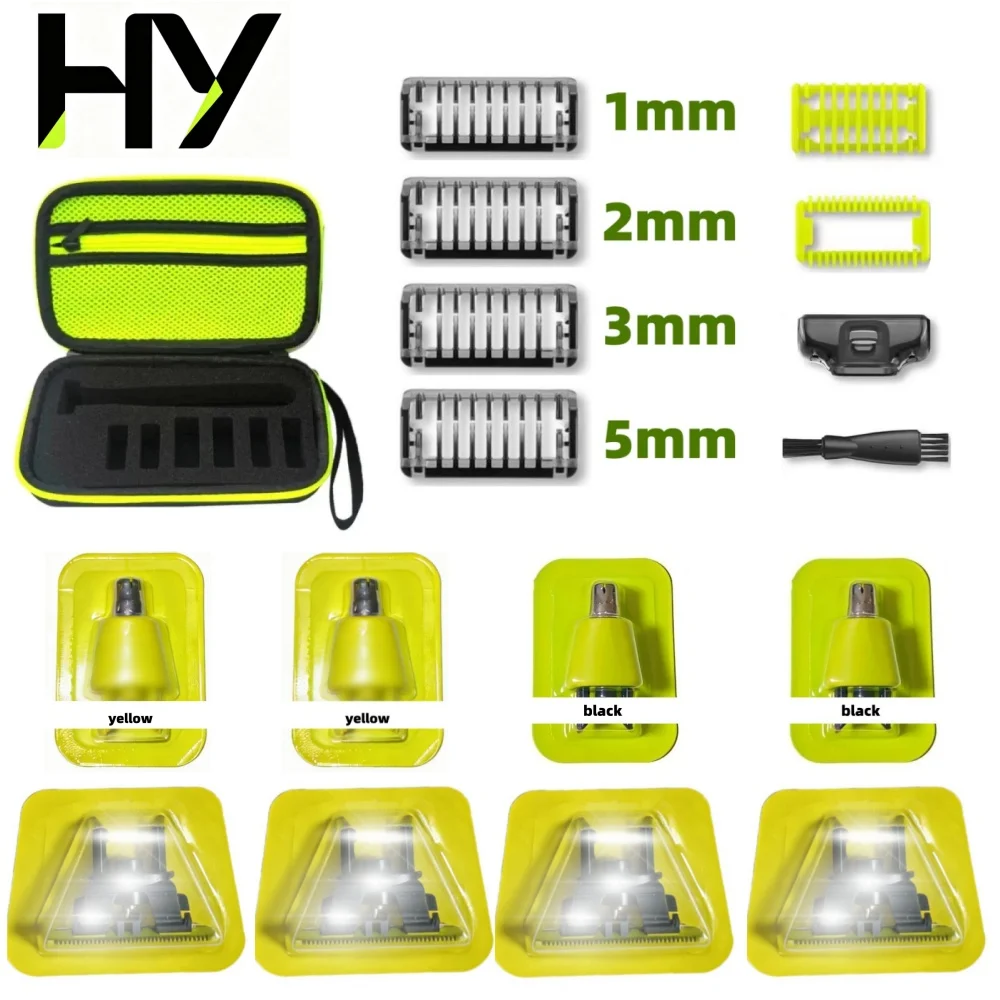 Electric Trimmer Shaver Replacement Kit for OneBlade Compatible with QP2520 QP2530 QP2630 QP6510 QP6520 QP2523 - New Model