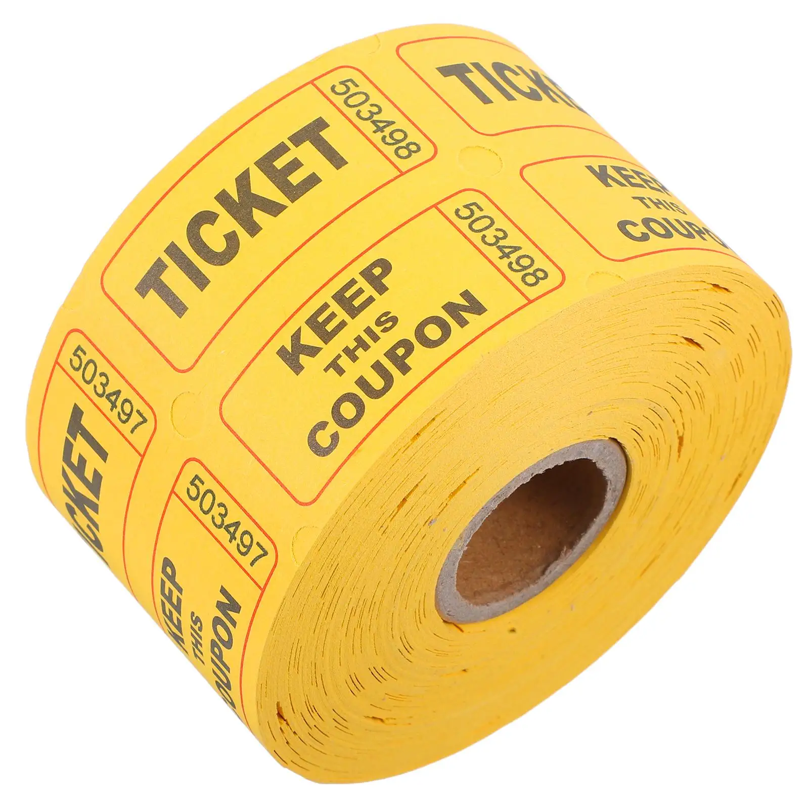 

Yellow Raffle Tickets Trade Show Reward Charity Event Classroom Holiday Door Prize Paper Prizes Celebration Wedding