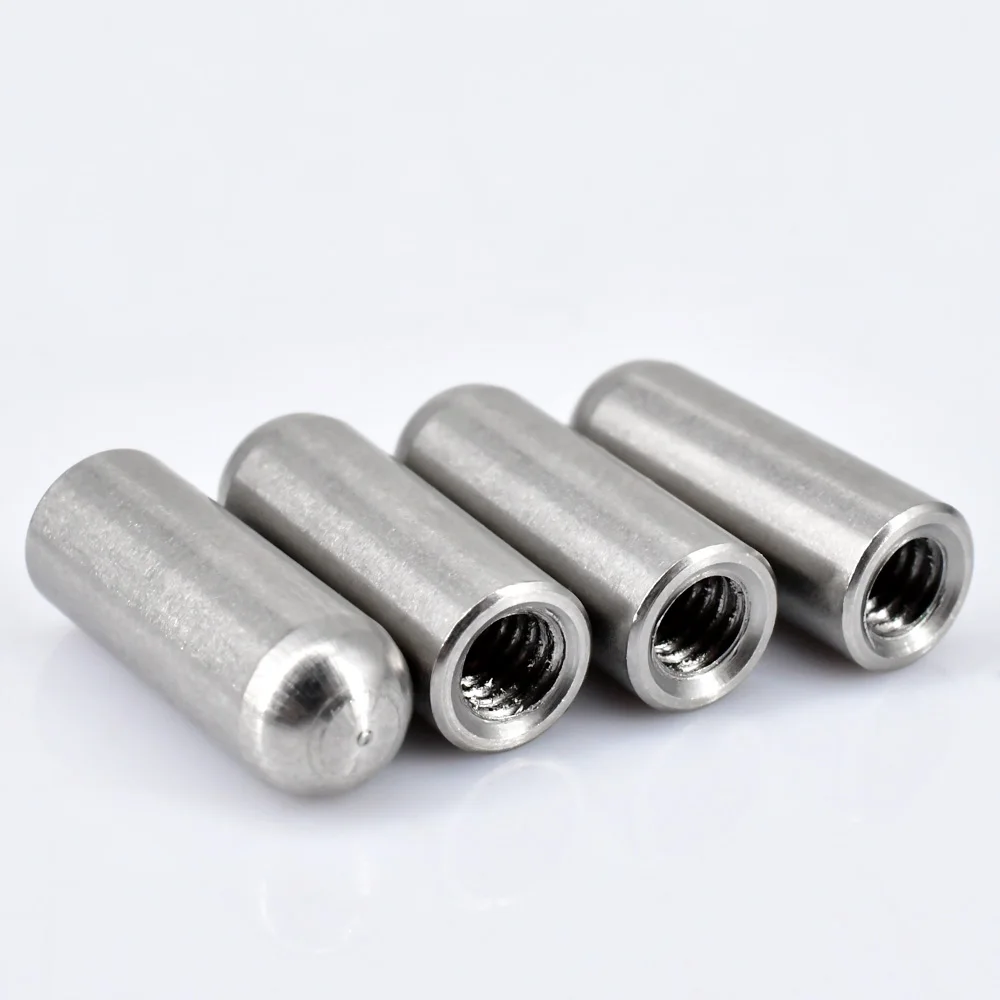 Inter Dowel Pins Internal Thread Round Head Cylindrical Pin M3M4M5M6 Stainless Steel Position Hollow Inner Teeth with Hole Pin