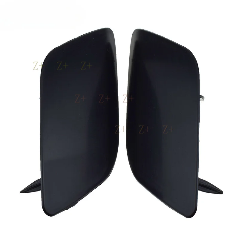 Z+   Pair Front Bumper Headlight Washer Spray Nozzle Cover Cap For Audi Q7 2010-2015