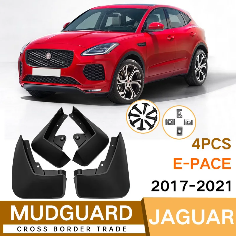 For Jaguar E-PACE 2017-2021 fender tiles auto parts EPACE car accessories 4runner accessories mud flaps