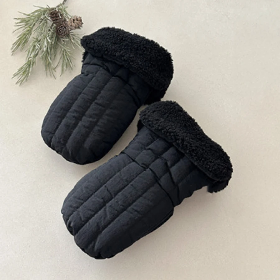 Outdoor Winddicht Warme Fleece Gefüttert Baby Kinderwagen Handschuhe Anti Frost Kinder Zubehör Kinderwagen Handschuhe – Detail 8
