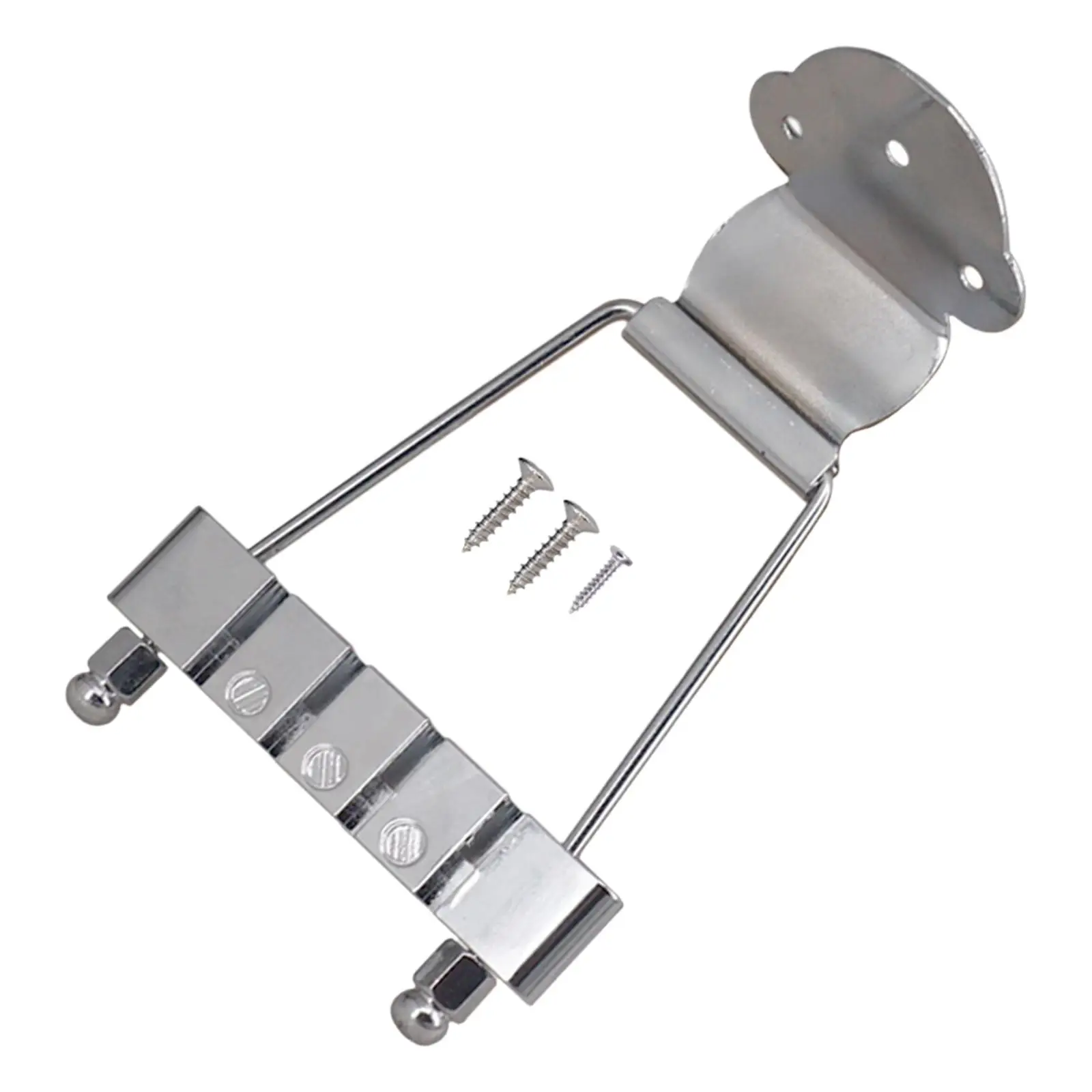 Guitar Tailpiece Bridge,4 String Semi Hollow Jazz Guitar Accessories - Image 2