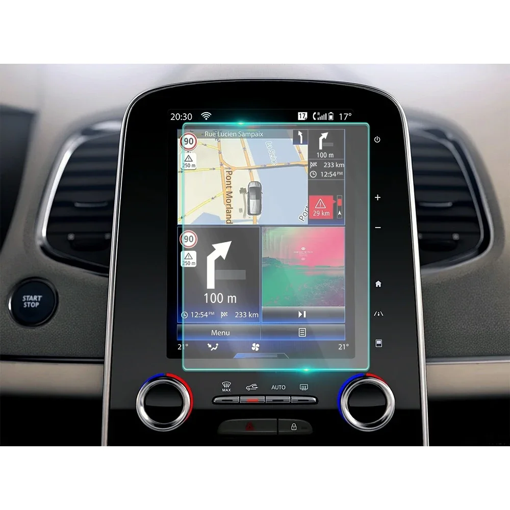 Für Renault Espace 2014-2020 Auto Multimedia DVD Video GPS Navigation LCD Bildschirm Gehärtetem Glas Schutz Film Anti Scratch