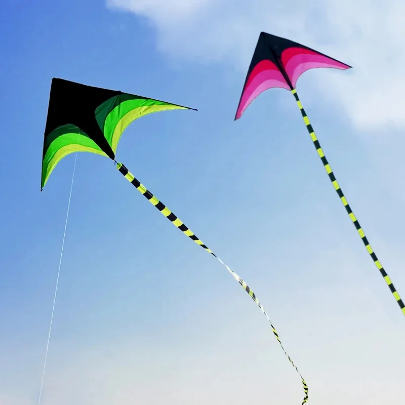 Adults Easy to Fly Large Huge Delta Kite Come with 5m Tail Easy to Fly Kite Outdoor Toy Large Delta Kite for Kids