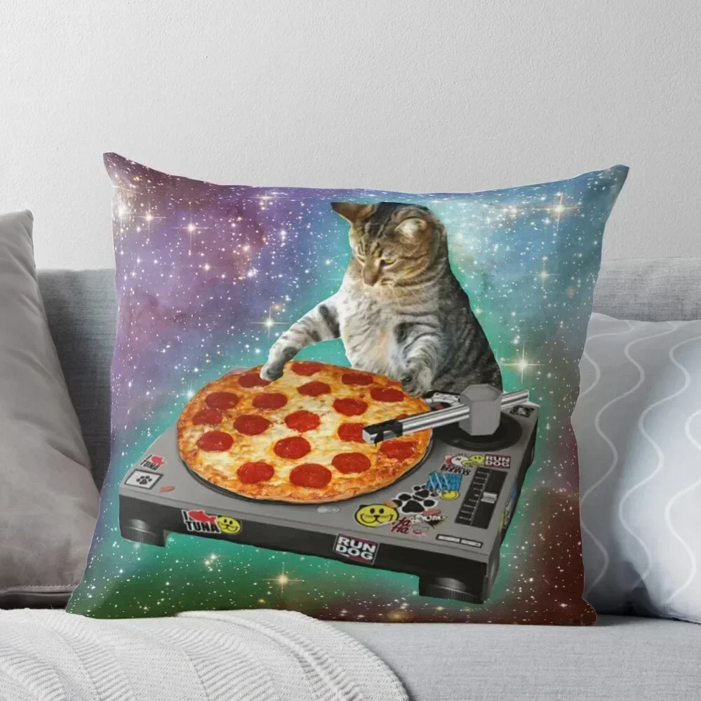

DJ CAT pizza Throw Pillow Decorative Pillow Covers For Sofa sleeping pillows christmas supplies luxury home accessories pillow