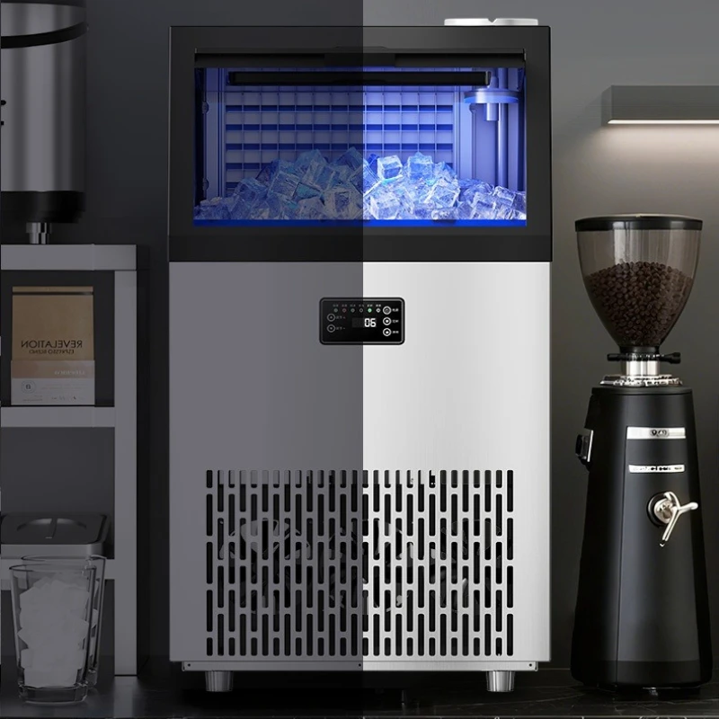 Fully Automatic Ice Maker Large-capacity Snowflake Ice Maker Machine Durable Commercial Furniture Macchina Del Ghiaccio ZYZBJ60