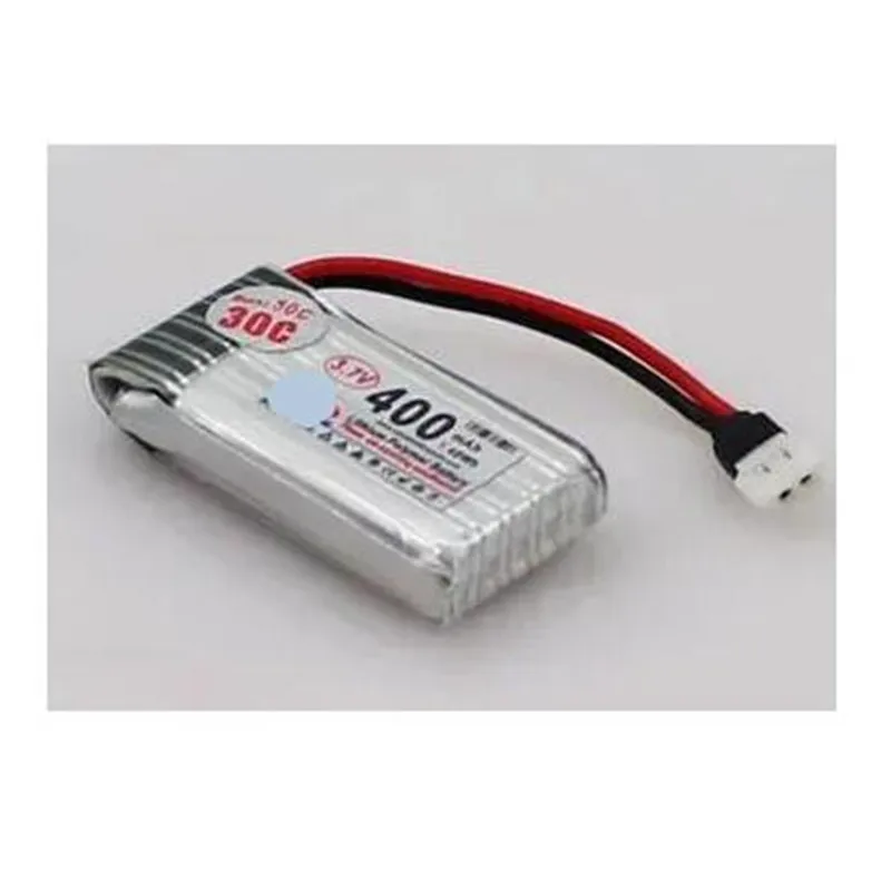2 Pçs/lote 400MAh 30C 3.7V 702035   Bateria recarregável de alta taxa Li-po de íon de lítio de polímero para aeronaves drone