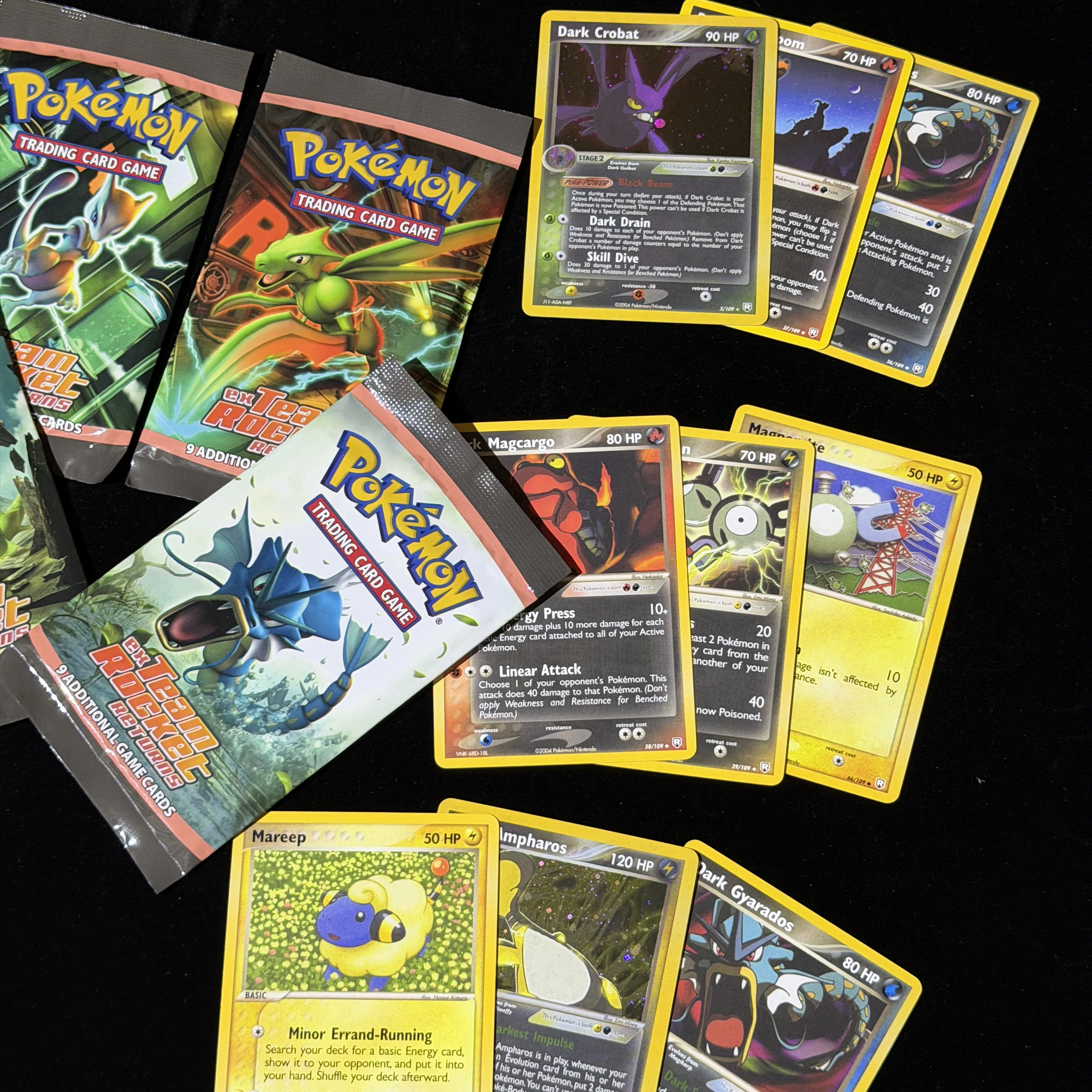 PTCG EX Team Rocket Returns Booster Box 36 packs/box Team Rocket Dark Premium Collectible Pocket New Holo Proxy Game Cards