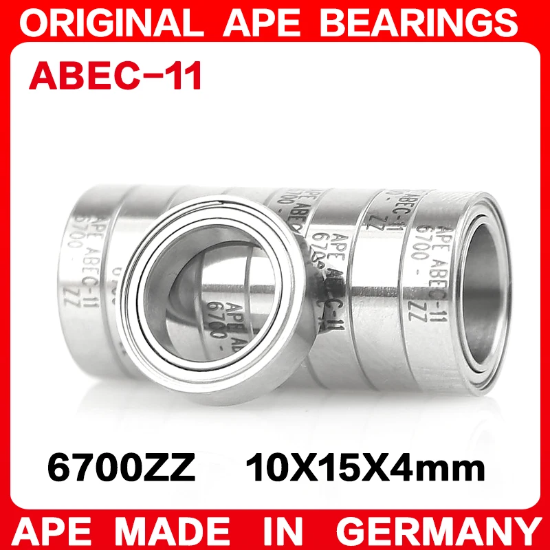 5/10pcs ABEC-11 Germany Bearing 6700 6700ZZ 10x15x4 mm High Quality Precision Ball Bearings