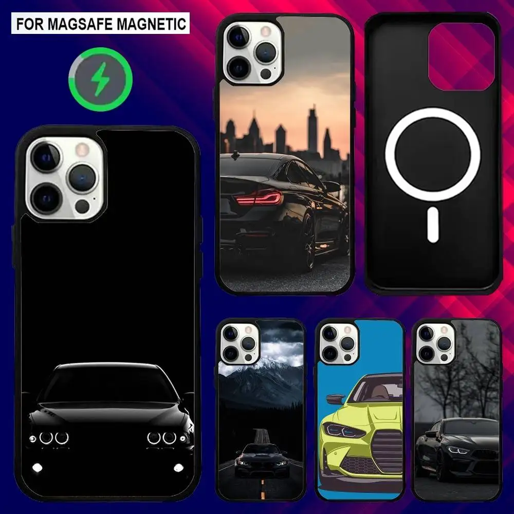 

R-Red Blue Car for B-Bmwes-S Phone Case For iPhone 16e,16,15,14,13,12,11,Plus,Pro,Max,Mini Magsafe Magnetic Wireless Charging