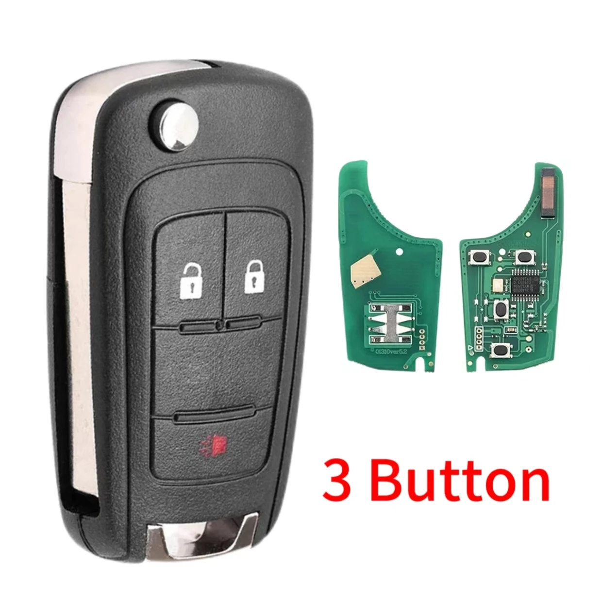 Jingxin For Chevrolet Equinox Sonic Spark Trax Flip Car Key 315/433MHz Ask NCF7941E /7937E FCC:OHT01060512 P/N:20873621 2087362