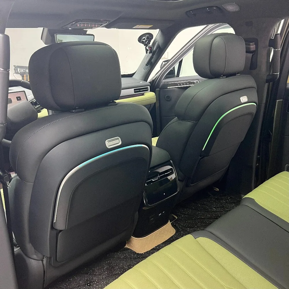 For MHERO 2 II M‑Hero M817 Car Seat Back Small Table Board with Led Ambient Light Wireless Charger Foldable Laptop Table Plate view 4