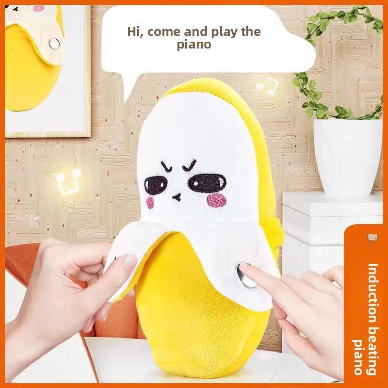 

1 Fruit Induction Metronome Banana Music Stuffed Toy Doll Which Can Be Interactive Playing Joint