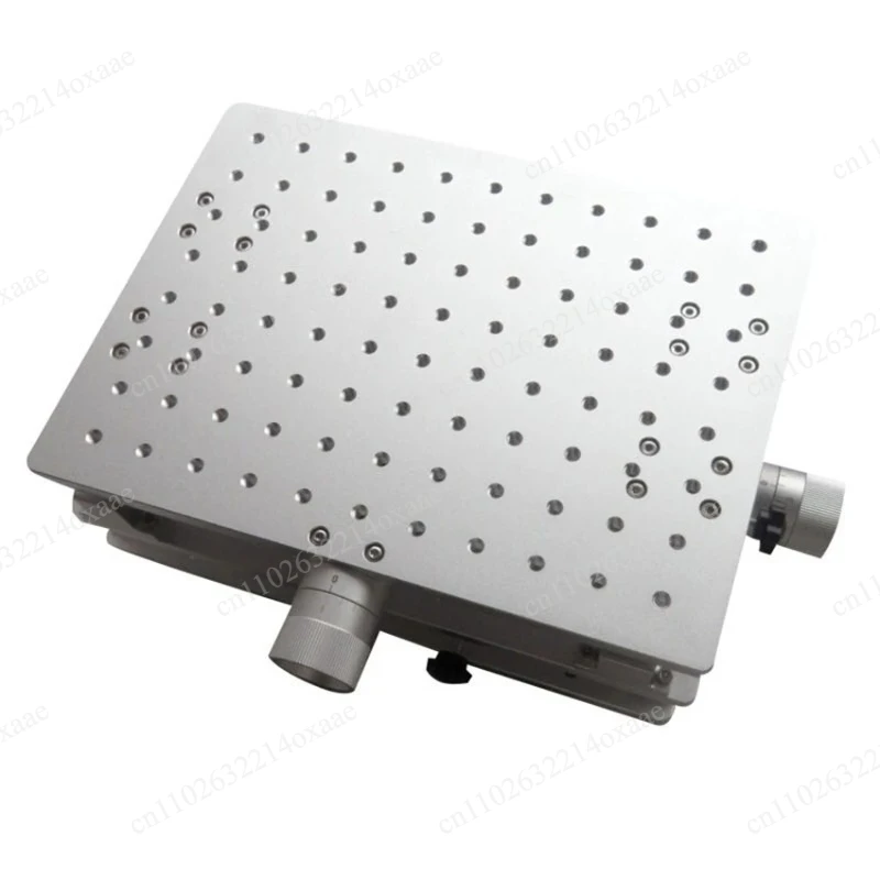HYHTXY300 2D Workbench XY Displacement Table, Manual Motion Stage Moving Table XY Slide Table 300x220x100MM