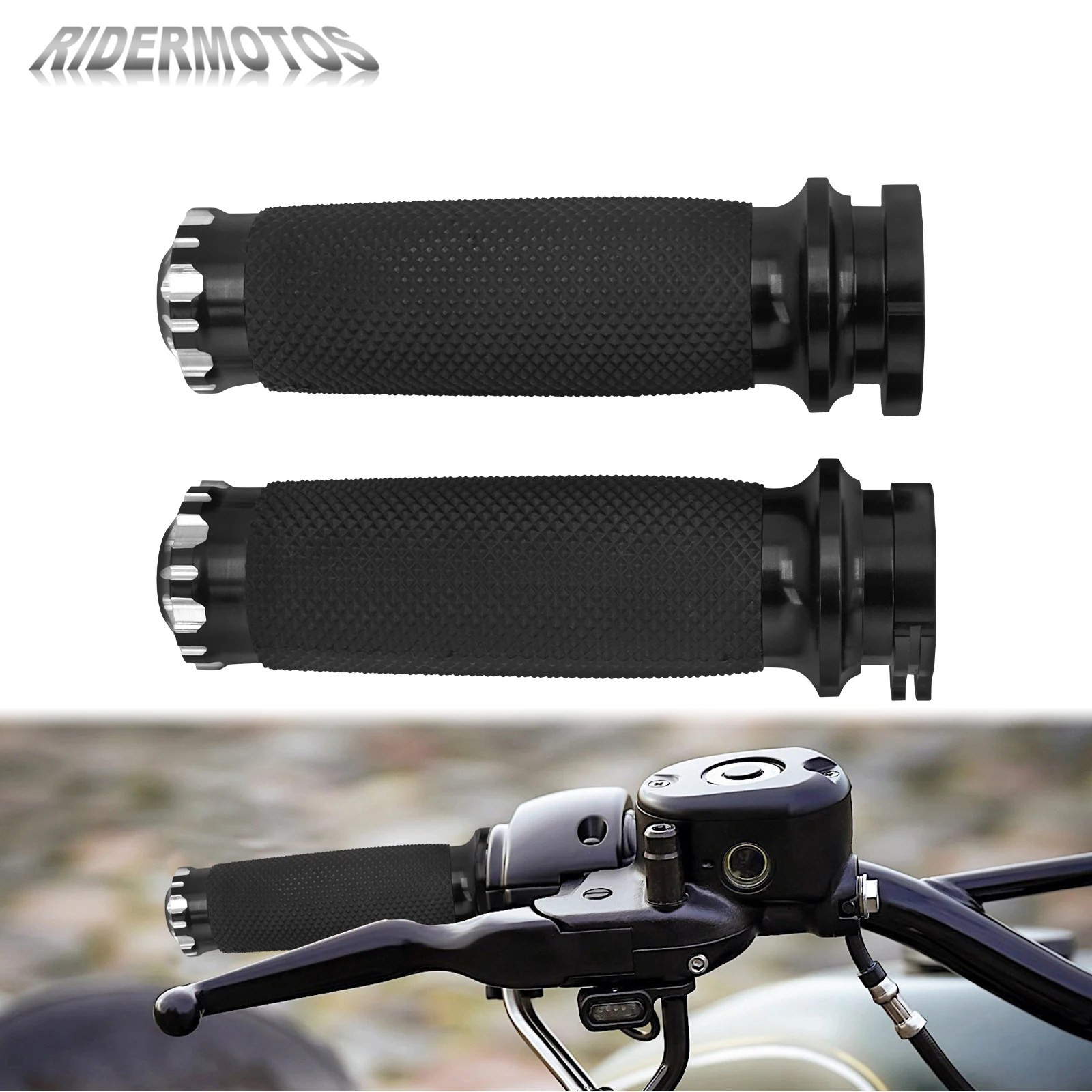 25mm Motorcycle Handlebar Grips 1