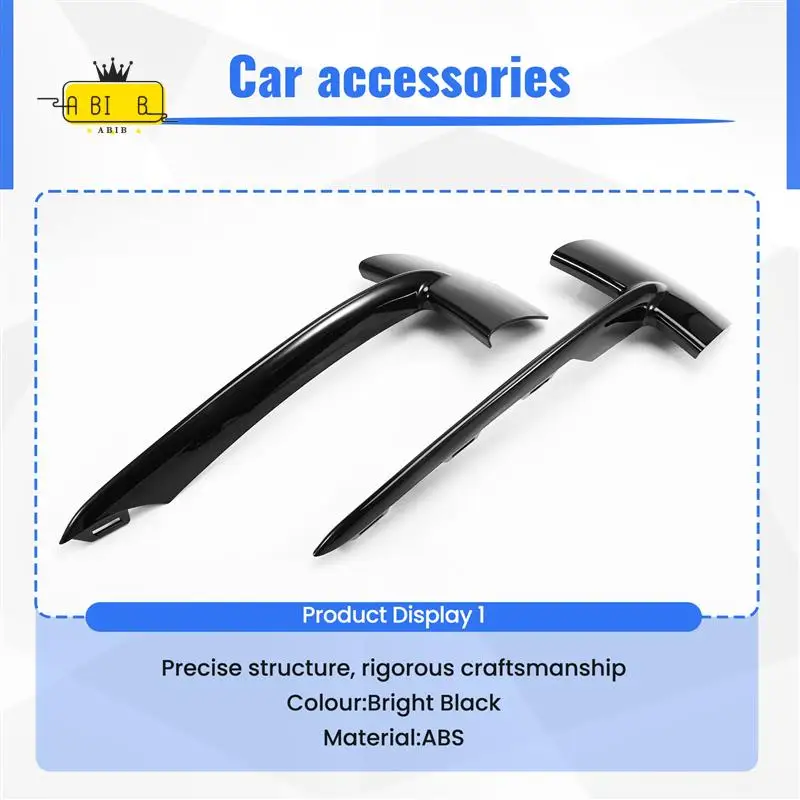 

ABIB -Car Front Bumper Grille Trim Molding 51117303113 51117303114 For BMW X5 F15 2013-2018 Bumper Grille Trim Strips