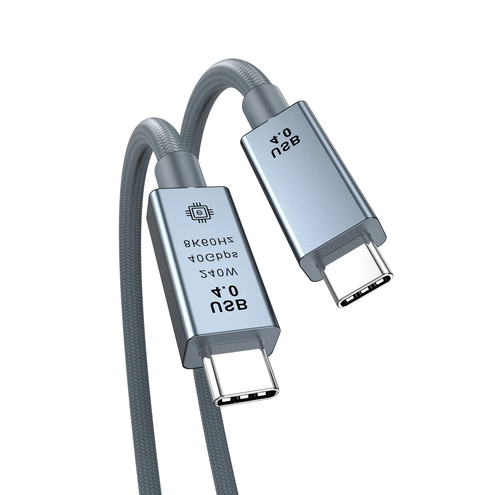 USB4 Cable 40Gbps 240W Thunderbolt 4 Type C Fast Charging Cable