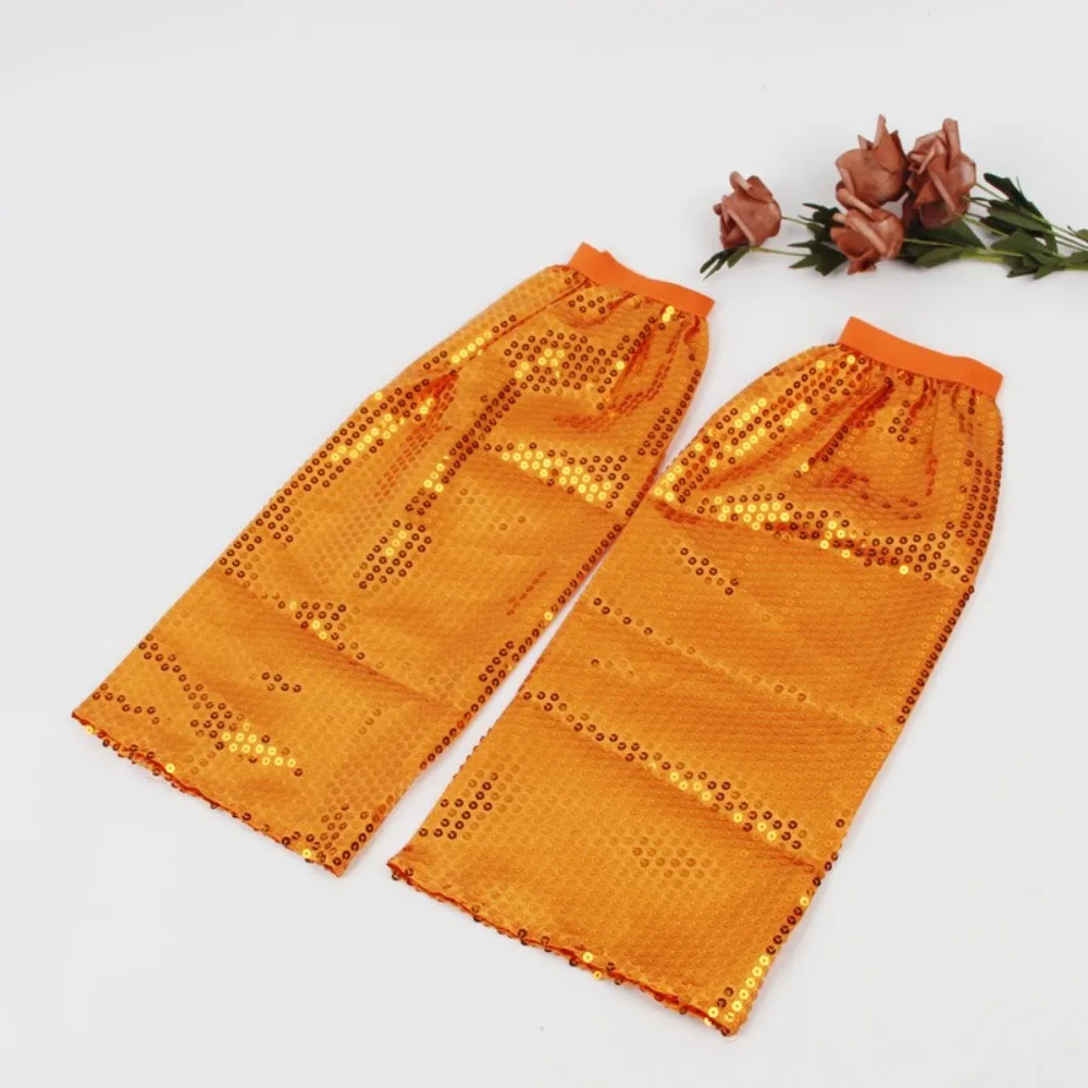 New Sequins Leg Warmers Party Dress Glittering Knee High Leg Socks Cosplay Punk Hip Hop Leg Sleeves Gift