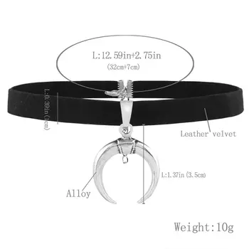 新月十字架不銹鋼項鍊,女士莉莉絲女神希臘神話頸鍊,不銹鋼飾品 6 最佳銷售 月亮項鍊 - №4