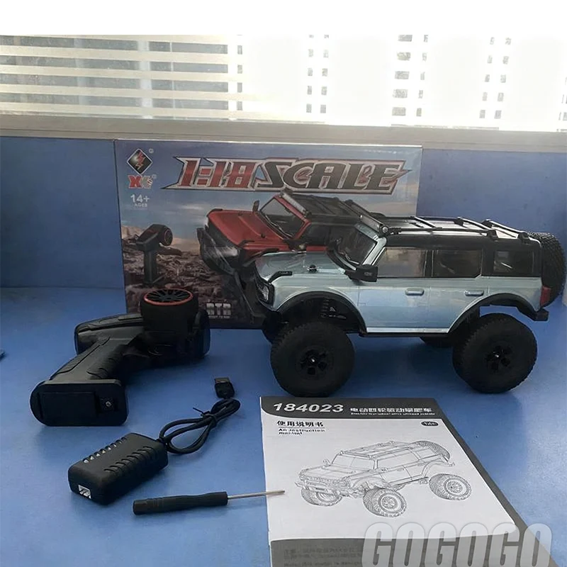 WLtoys 184023 1/18 Remote Control RC Electric 4WD Off-Road Climbing Vehicle Simulation Mini Toy for Boys Gift