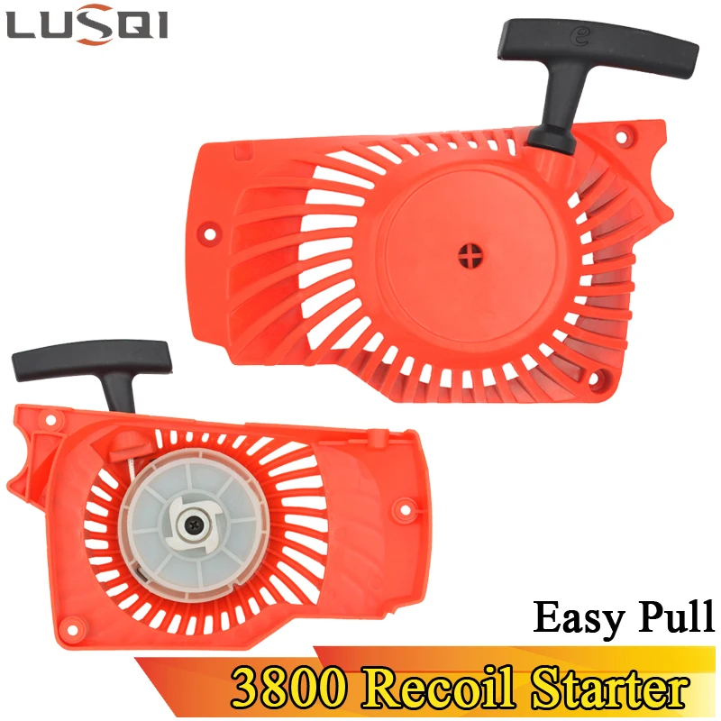 LUSQI Easy Pull Recoil Starter Gasoline Generator Chainsaw Engine Repair Parts For ZENOAH G3800 3800 38CC Chain Saw