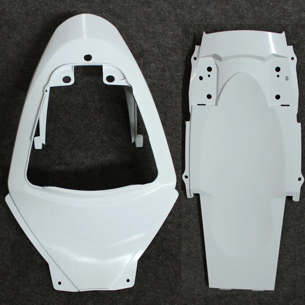 Unpainted White White Rear Tail Fairing Injection Molded For Suzuki GSXR1000 2005-2006
