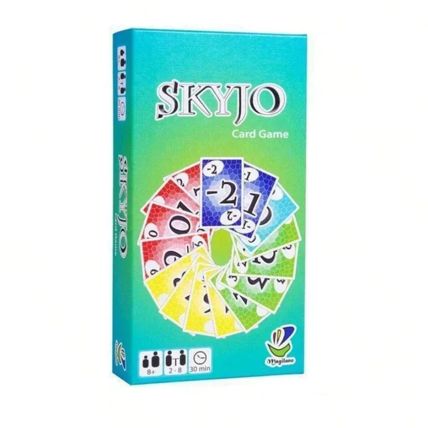 New Skyjo Board Games Card Party of Tables for The Whole Family Deck Box Wit Social Collective Games Children Tapis Poker Social