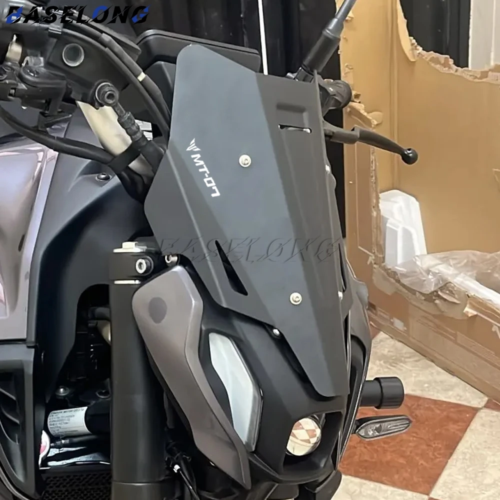 

Motorcycle Accessories Front Windshield Fairing Windscreen Deflector For YAMAHA MT-07 MT07 MT 07 FZ07 FZ-07 2021 2022 2023 2024
