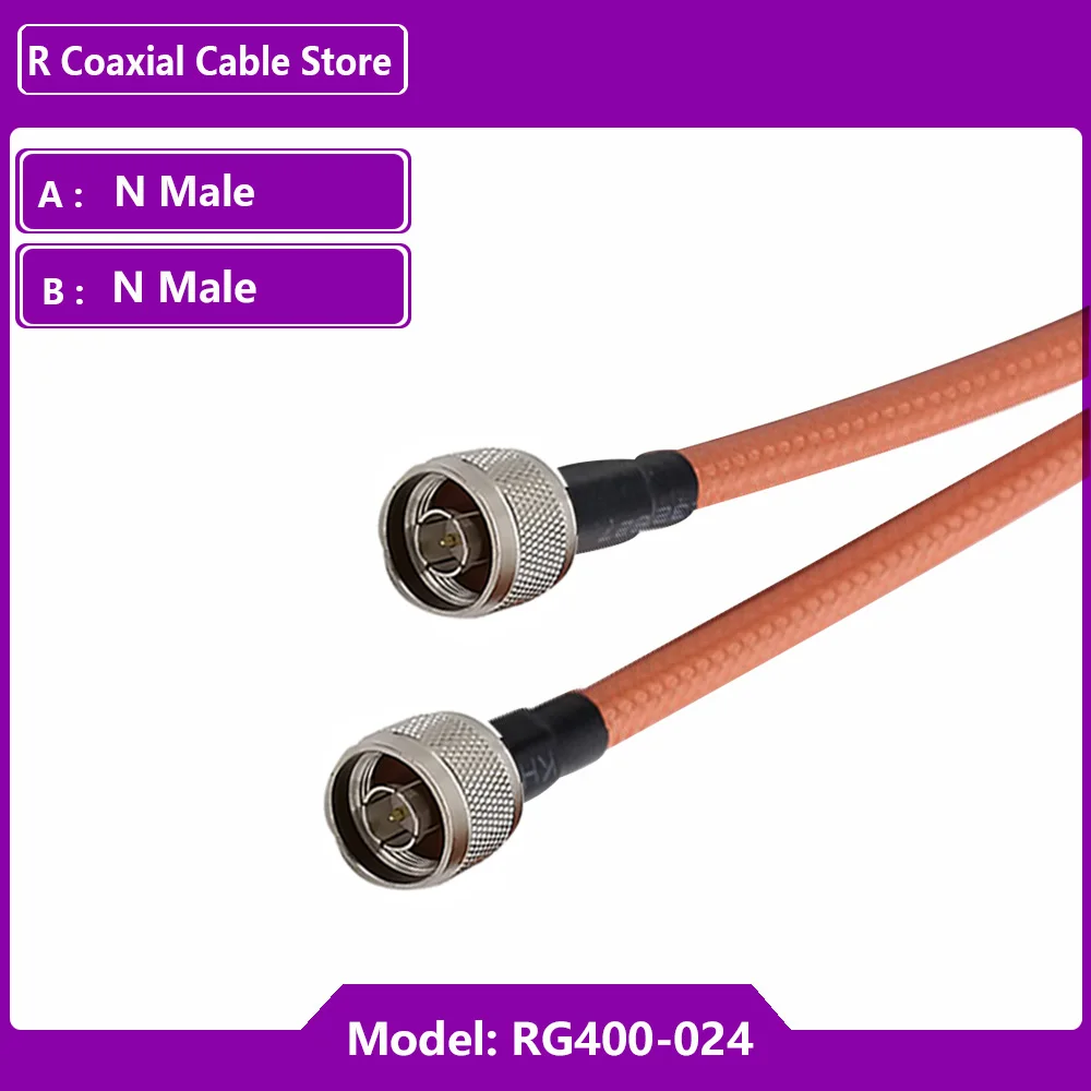 N Male Plug to N Female / PL259 UHF Male / BNC Male Connector RF Coaxial RG400 Double Shielded Cable Pigtail Jumper Adapter