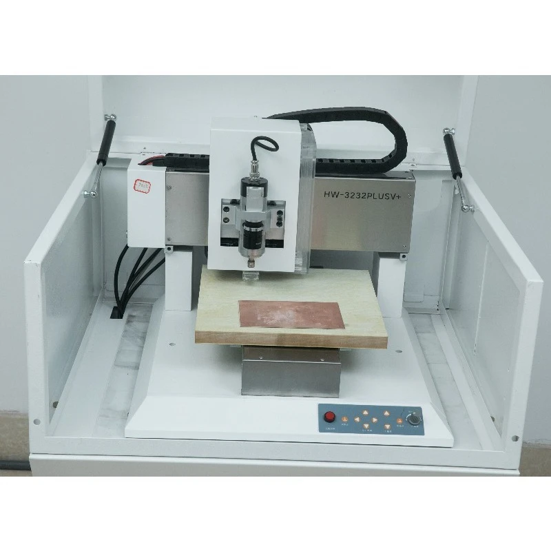HW-3232I Electronics Production Machinery Rapid Prototyping PCB Machine with Motor As Core Component