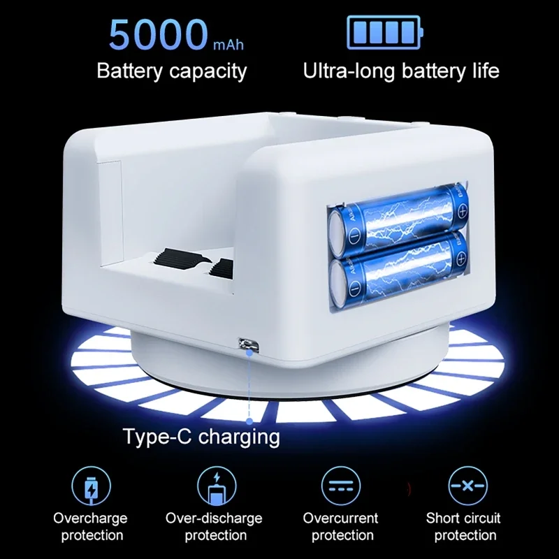 Automatic Card Dealer Machine 2 Decks Playing Cards OLED Display Random Card Dealer 5000mAh Smart Card Dispenser for 2-12 People