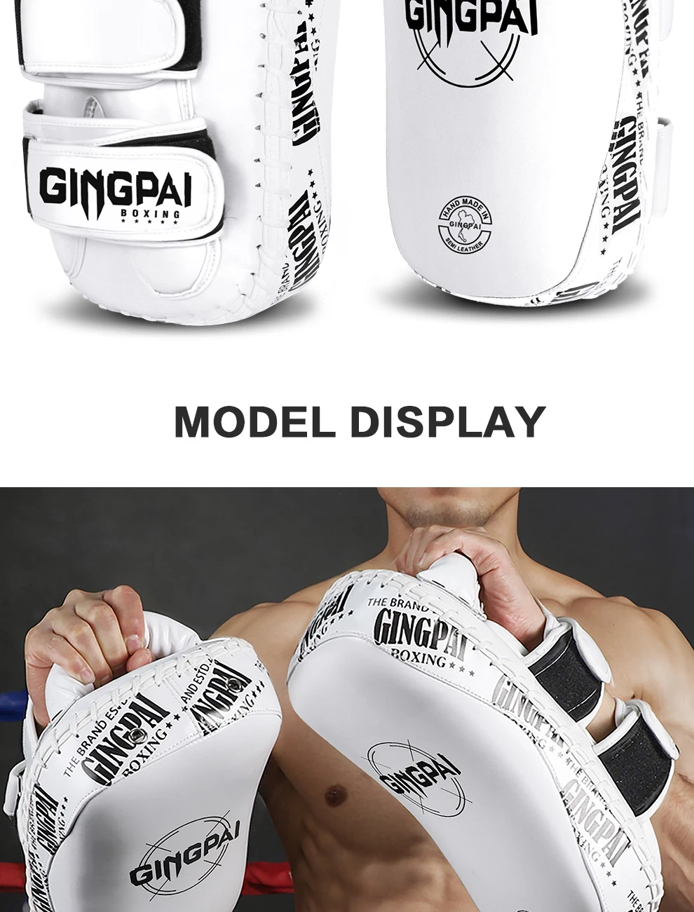 Professionelle Muay Thai Fuß Ziel Verdickte Boxen Ziel Sanda Boxen Gebogene Hand Ziel Training Ausrüstung Bein Ziel Matte – Detail 10