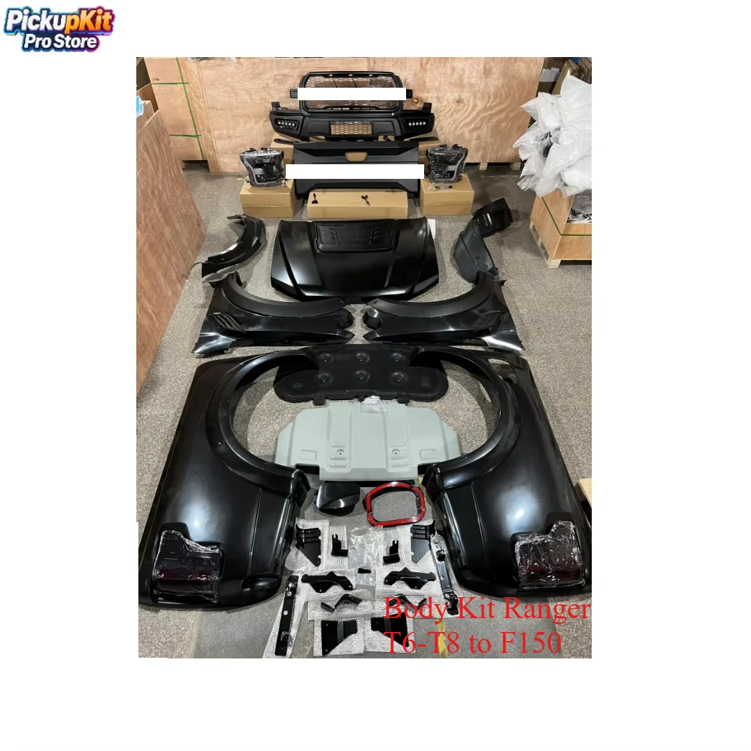 

Original Quality 4x4 Body Kit Ranger T6-T8 to F150 Raptor Fortuner Raptor Style