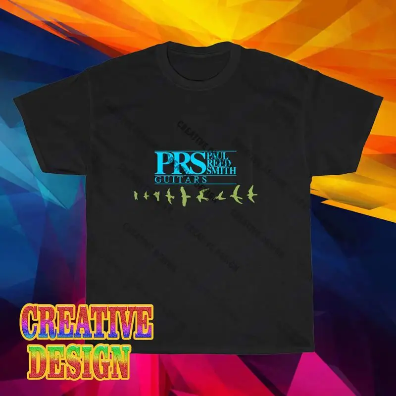 

Новая рубашка Paul Reed Smith Guitars с символом логотипа, черная футболка, забавный размер от S до 5XL