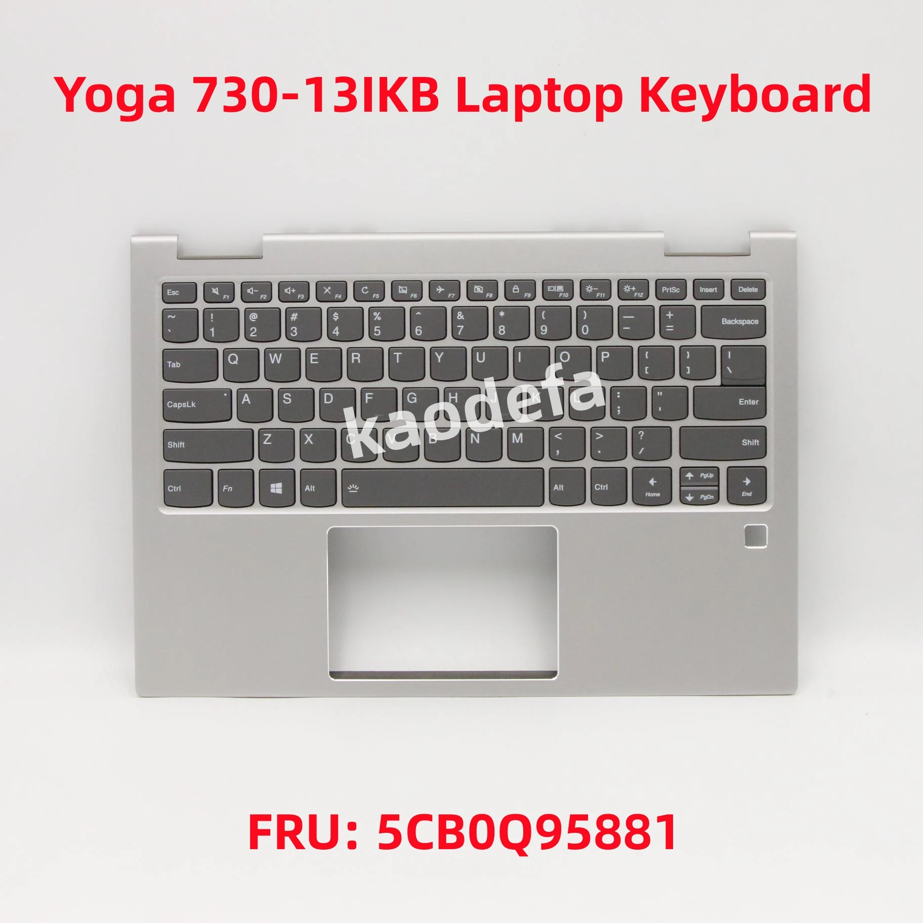 For Lenovo ideapad Yoga 730-13IKB / Yoga 730-13IWL Laptop Keyboard FRU: 5CB0Q95881