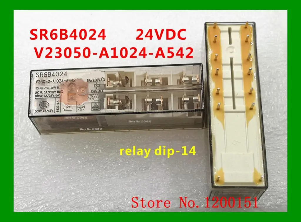 SR6B4024 V23050-A1024-A542 24VDC relay dip-14