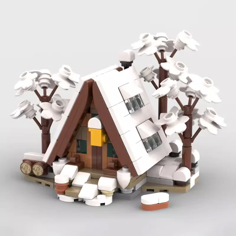MOC Creative Build Bricks Tree Sets Garden Plant Forest Model DIY Assemble Natural City Street View Park Jungle Bricks Toys