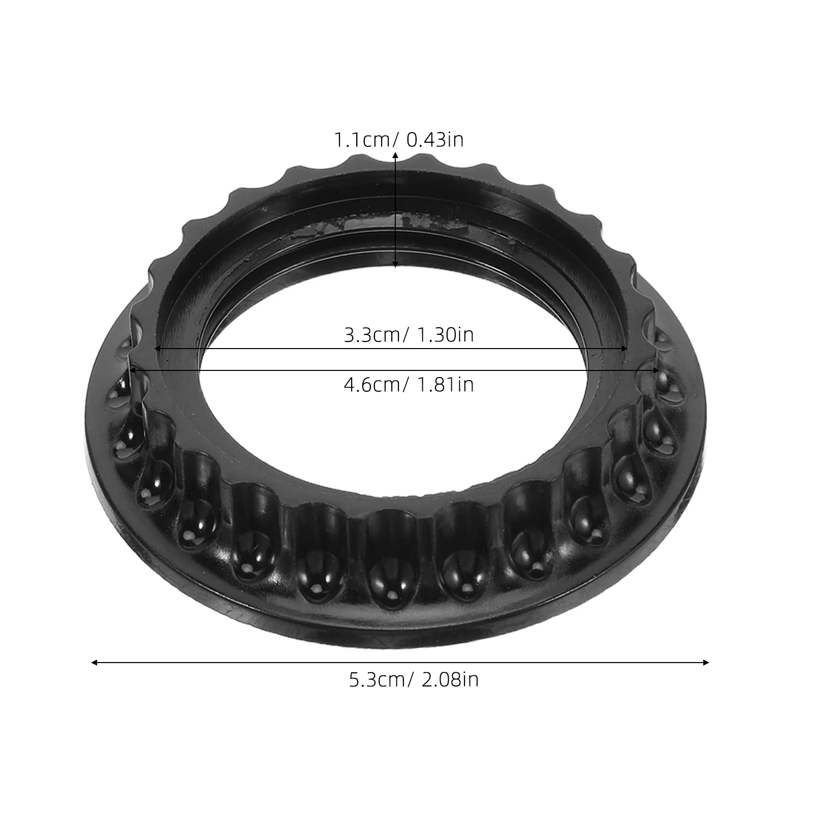 10 قطعة E26 غطاء مصباح طوق خواتم الخيوط مقبس الإضاءة الاحتفاظ خواتم الزجاج الظل تركيبات الأجهزة استبدال أجزاء المصباح #6