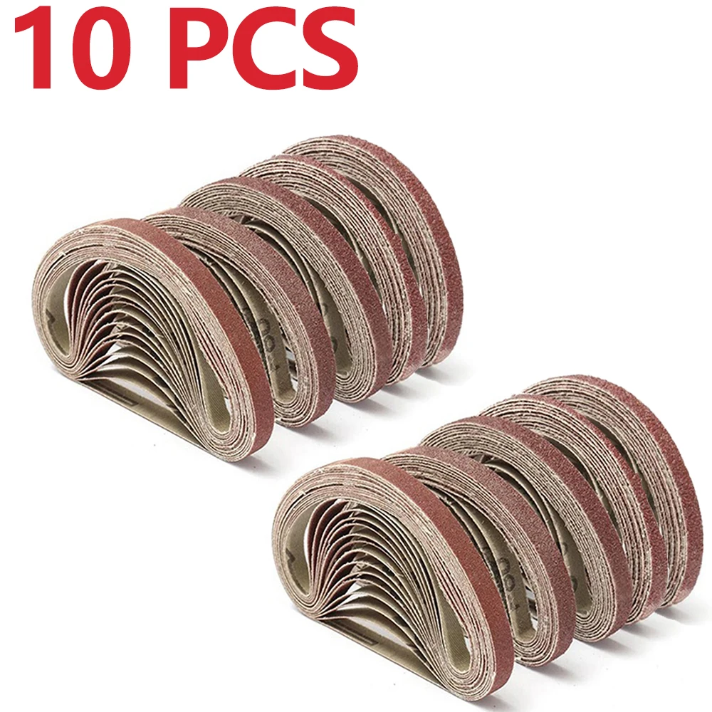 

Лента для шлифовальной бумаги, 10 штук, с размерами частиц от 40-400, подходит для различных ленточных шлифовальных машин и аппликаций.