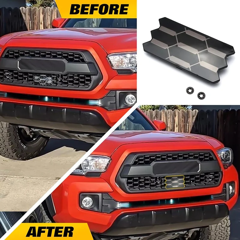 Hot-A015-Grill Garnish Sensor Cover 53141-35060, 5314135060 For Toyota Tacoma TRD PRO 2018-2023