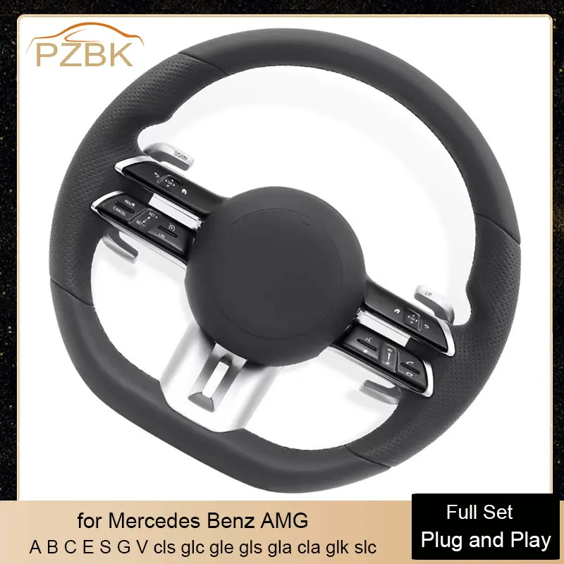 Zmodyfikowany kierownica samochodowa z funkcją Plug and Play do Mercedes Benz AMG W204 W205 W212 W123 A B C E S V Class Cls Gla Glc Gle Gls Slc
