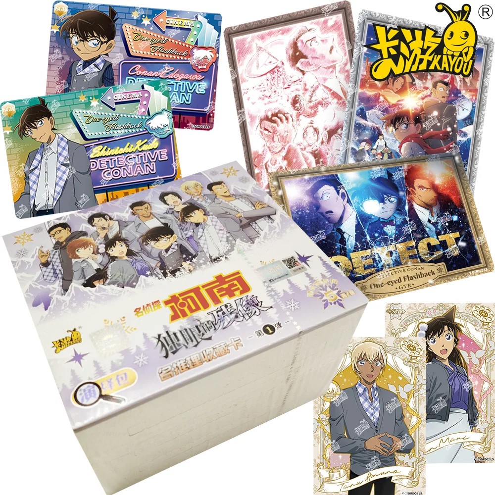 

Kayou Original Detective Conan Collection Cards Reasoning Anime Theater Edition High Quality Character Poster Movie Cards Gifts