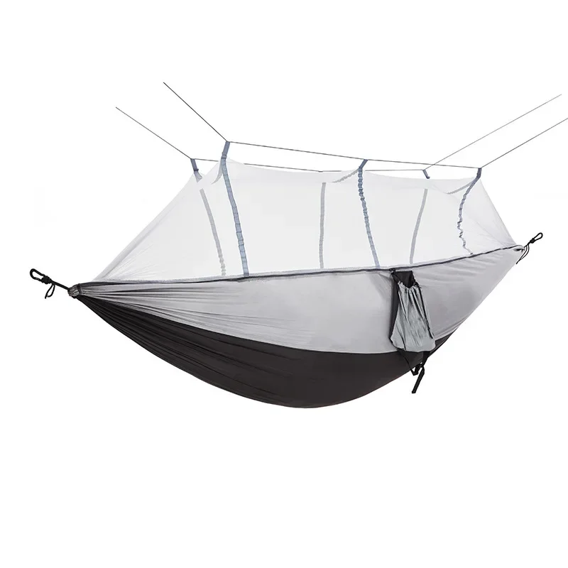 

Outdoor park leisure hammock wild camping picnic equipment thickened hammock with mosquito net