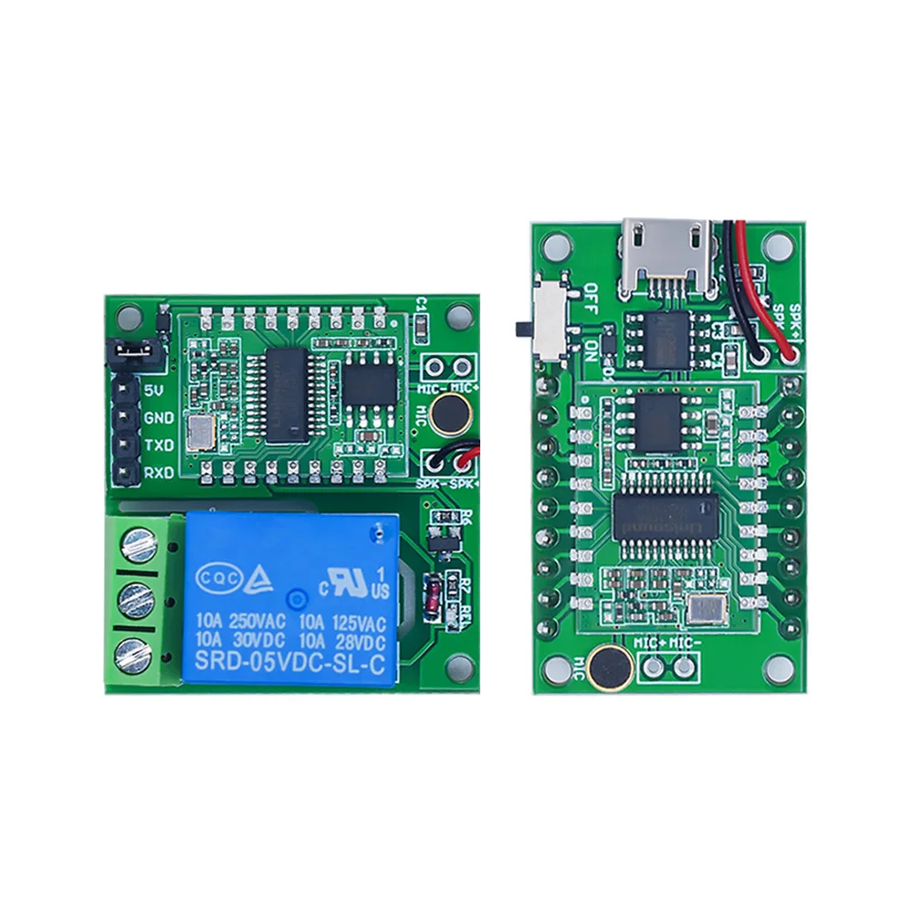 AI-Powered Offline Voice Recognition Module - Smart Voice Control Switch Board with Local Processing for IoT & DIY
