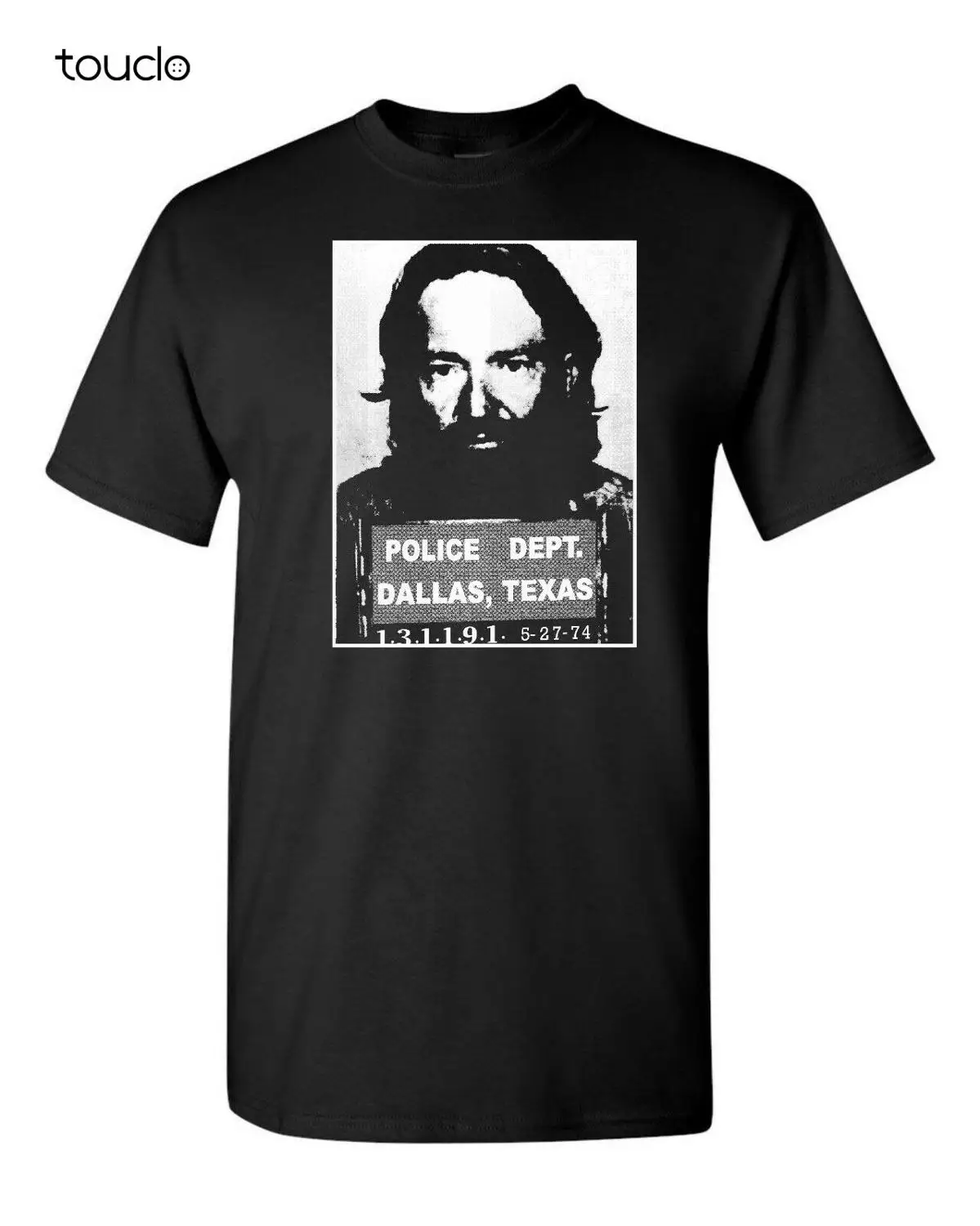 Willie Nelson Mugshot Mug Shot Men'S Tee Shirt 1164 unisex